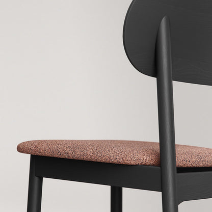 Decotique Elephant Dining Chair Black/Rust Bouclé