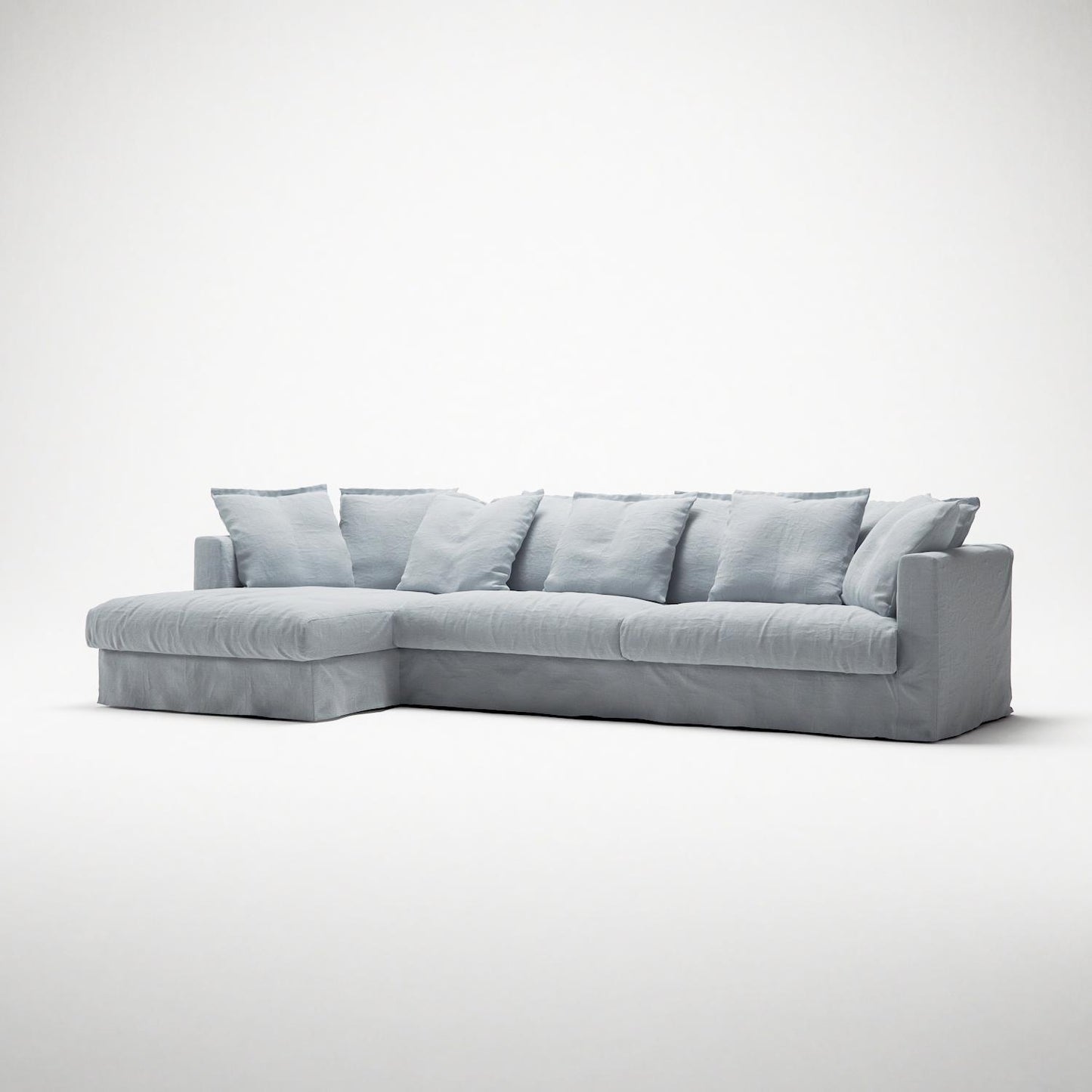 Decotique Le Grand Air 3-Seater Sofa Chaise Left Nordic Sky