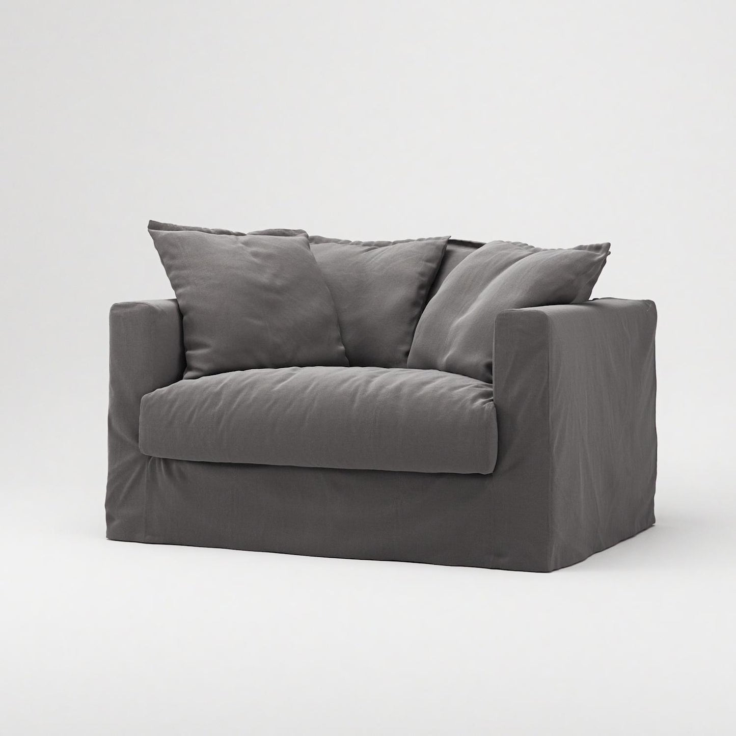 Decotique Le Grand Air Love Seat Armchair Grey