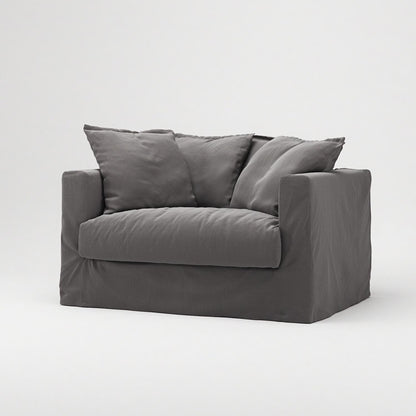 Decotique Le Grand Air Love Seat Armchair Grey