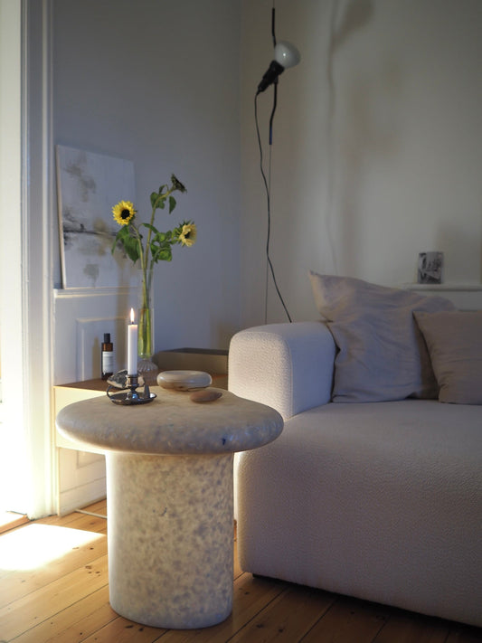 Marine coffee table, 50 cm, stony grey