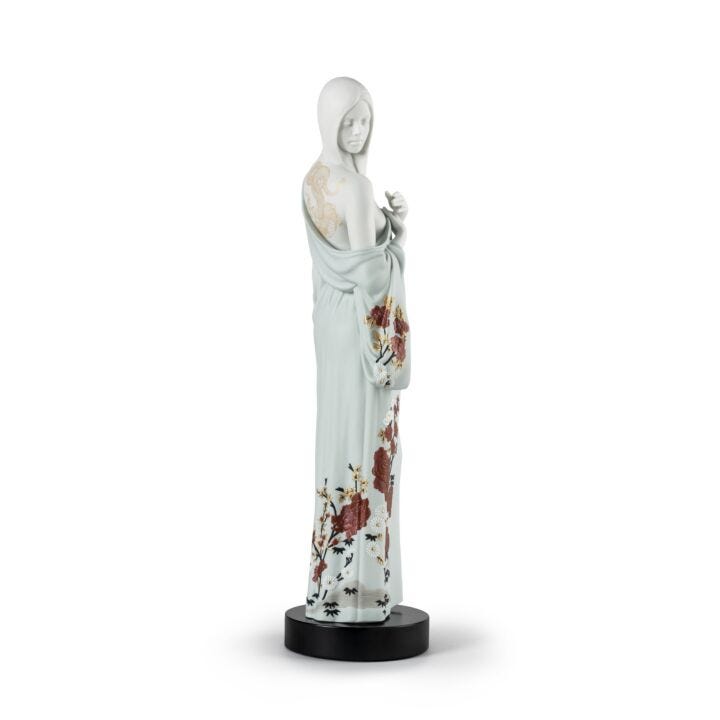 Beauty with dragon tattoo Woman Figurine by Lladró