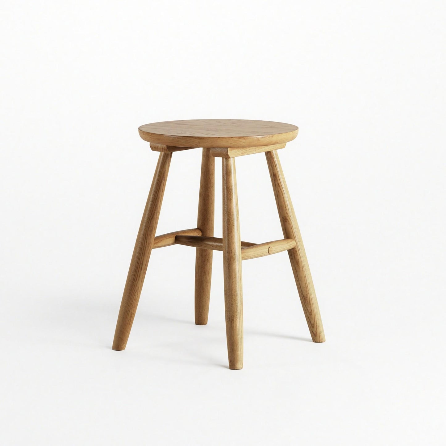 Department Wood Stool H15 Oak