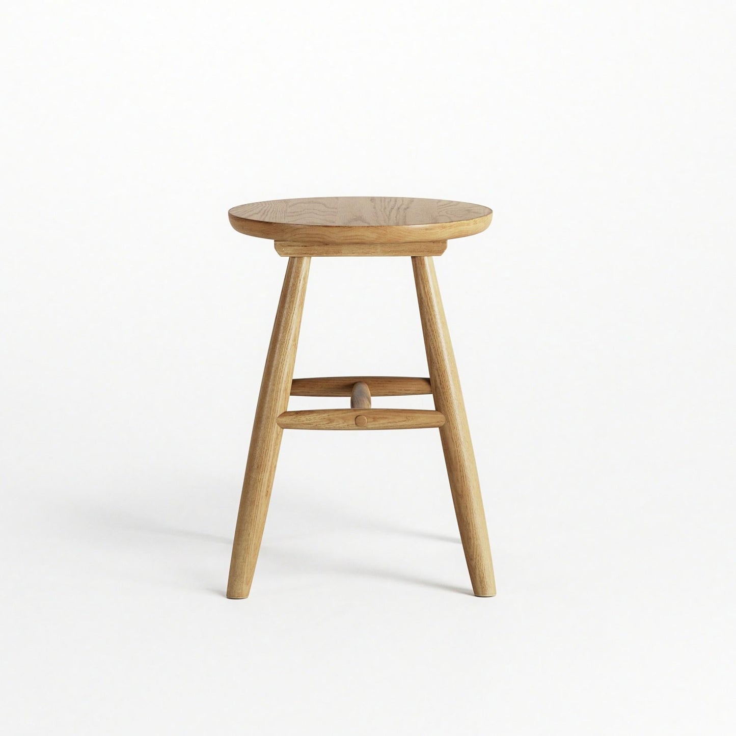 Department Wood Stool H15 Oak