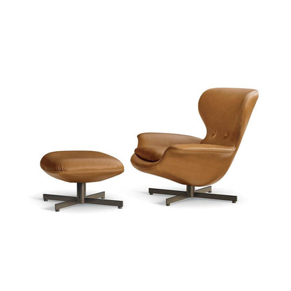 ELAS Bergère Swivel Base with Footstool