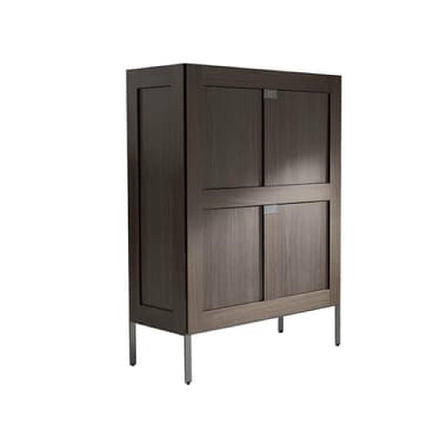 ERACLE - Solid Wood Highboard with Doors