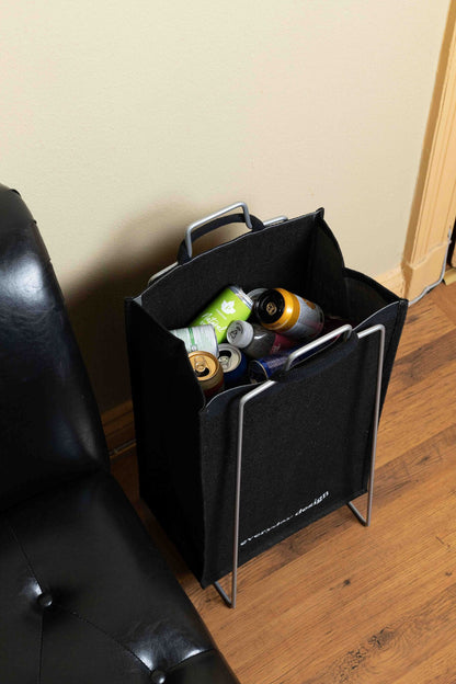Turku XL recycling holder, silver