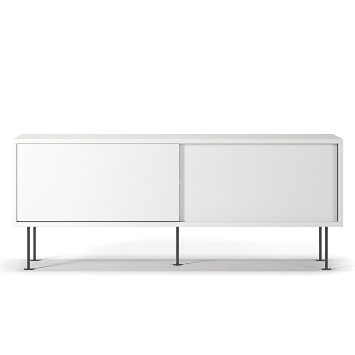 Decotique Vogue TV Bench With Legs 136 White/ Black