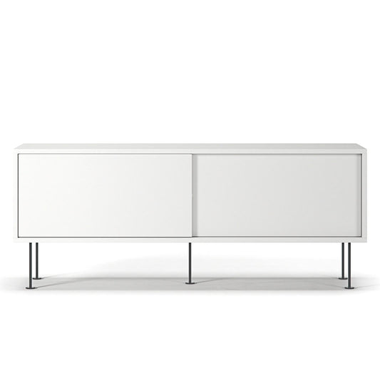 Decotique Vogue TV Bench With Legs 136 White/ Black