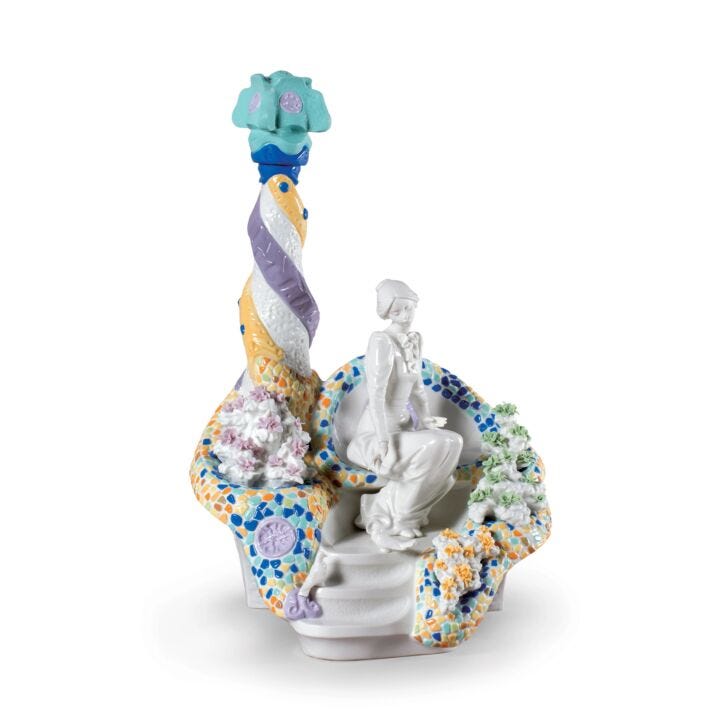 Gaudi lady Woman Figurine by Lladró