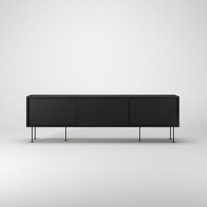 Decotique Vogue TV Bench With Legs 180 Anthracite/ Black