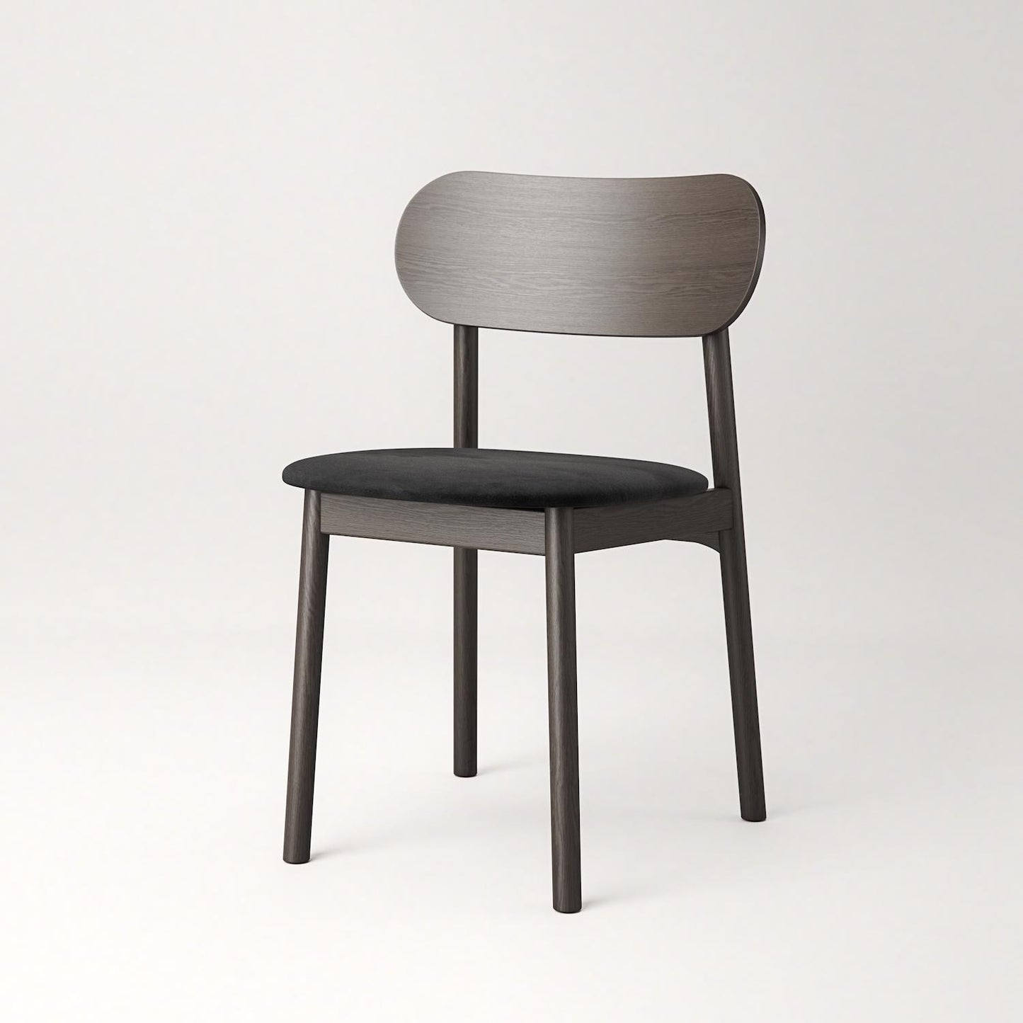 Decotique Elephant Dining Chair Dark Oak/Black Velvet