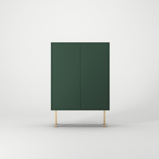 Decotique Vogue Cabinet 64 Green/Brass