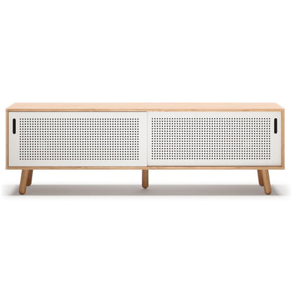 Department Ray TV Bench 180 cm Oak/White