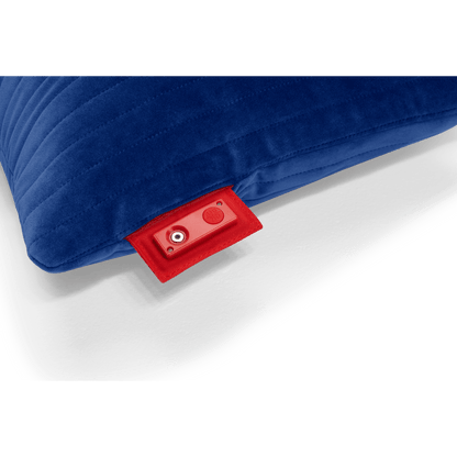 Fatboy Hotspot Cushion Line Quadro Velvet Flash Blue