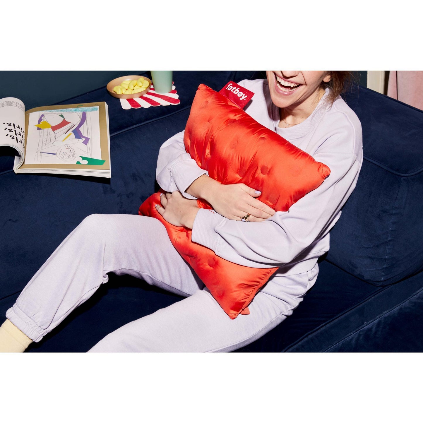 Fatboy Hotspot Quadro Cushion Papaya