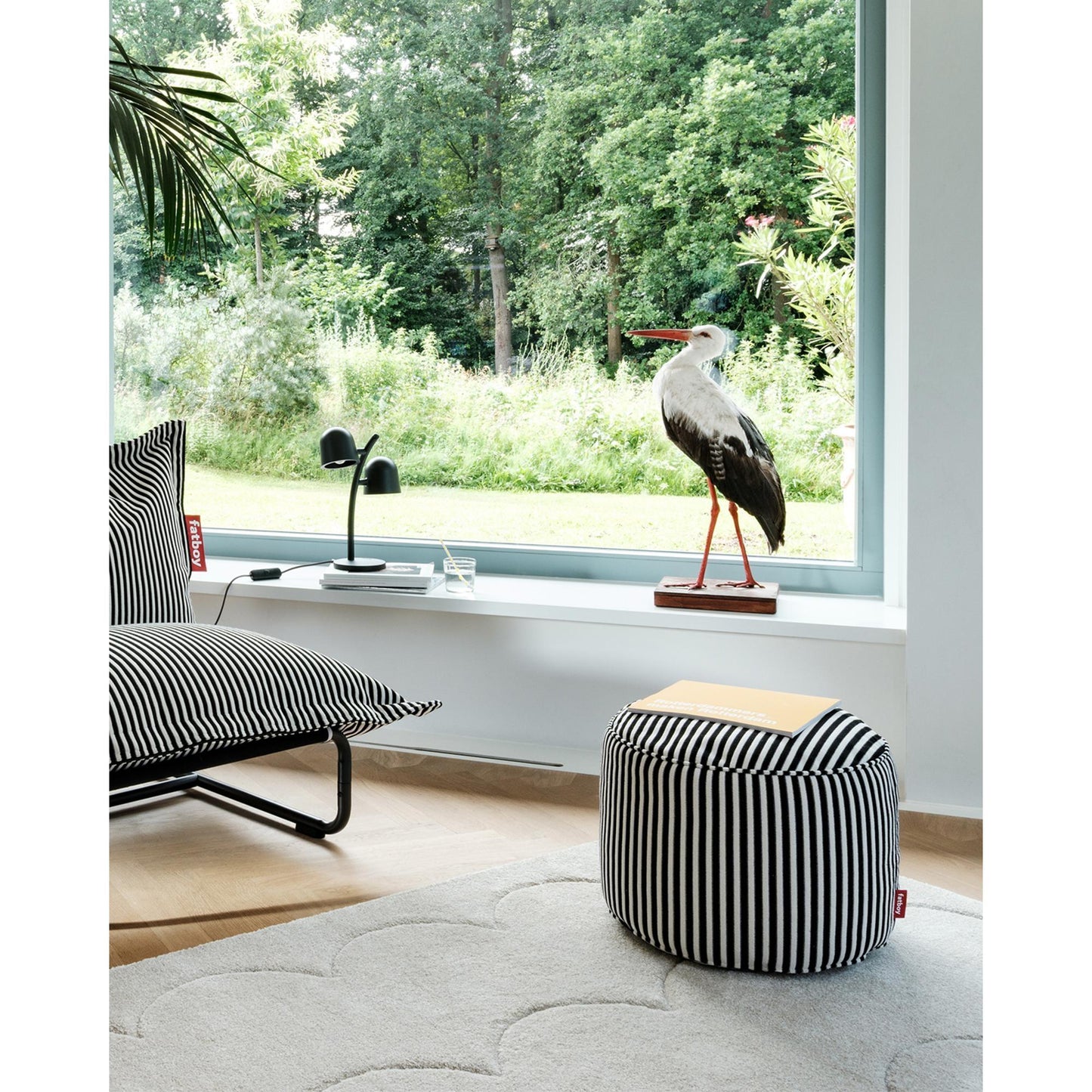 Fatboy Point Terry Pouf Black Cream