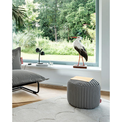 Fatboy Point Terry Pouf Black Cream