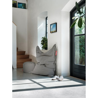 Fatboy Point Terry Pouf Black Cream
