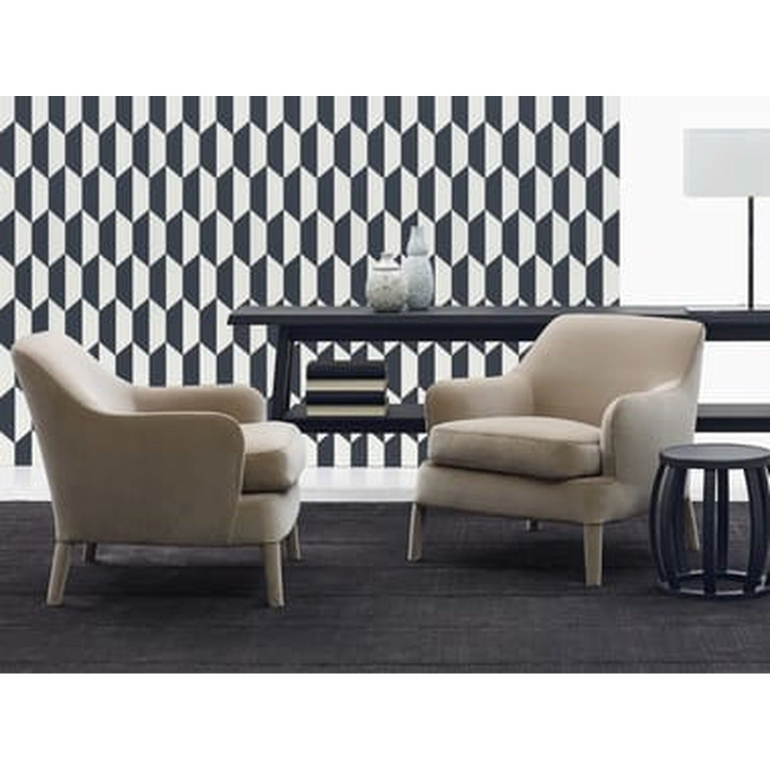 FEBO - Fabric armchair with armrests