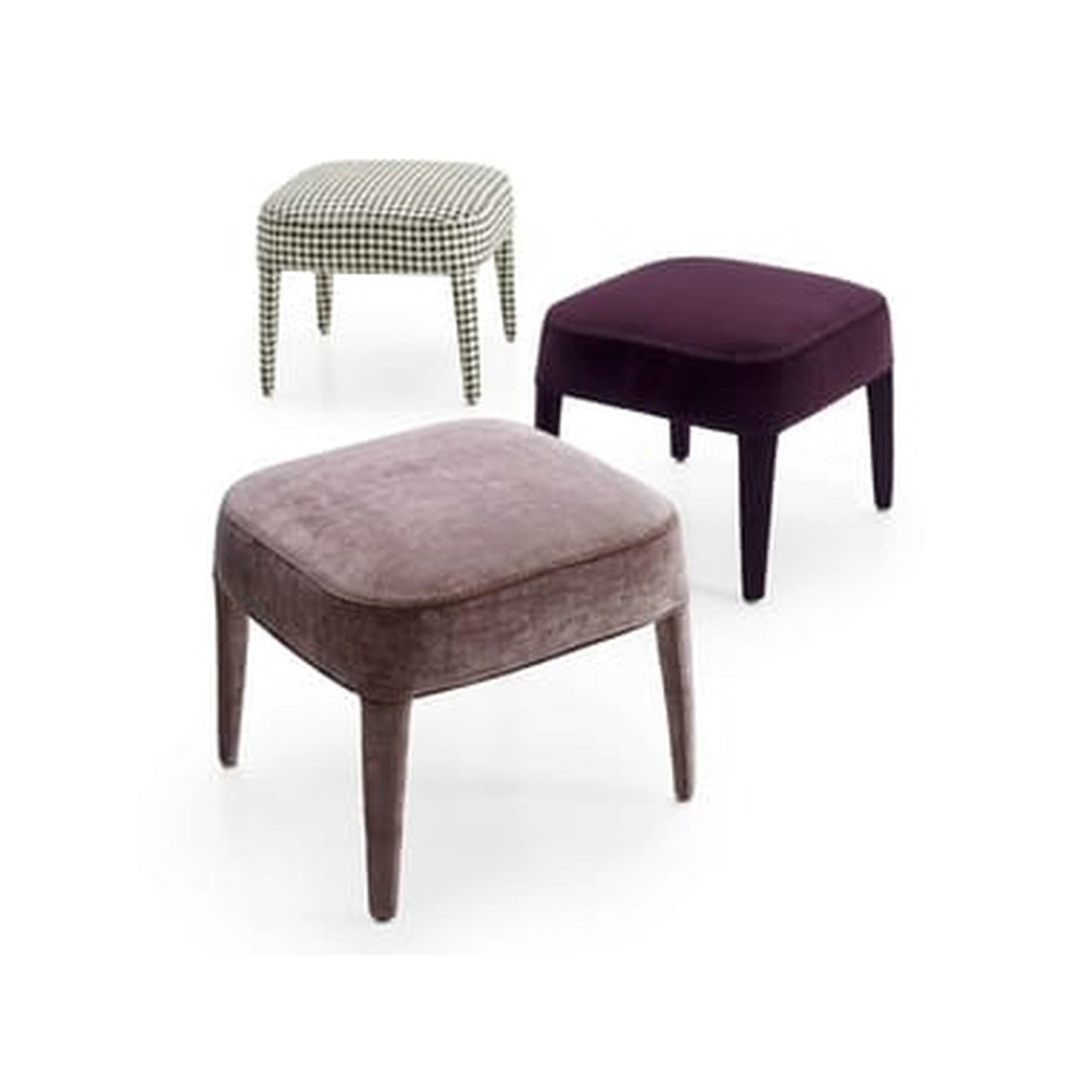 FEBO - Upholstered Fabric Pouf