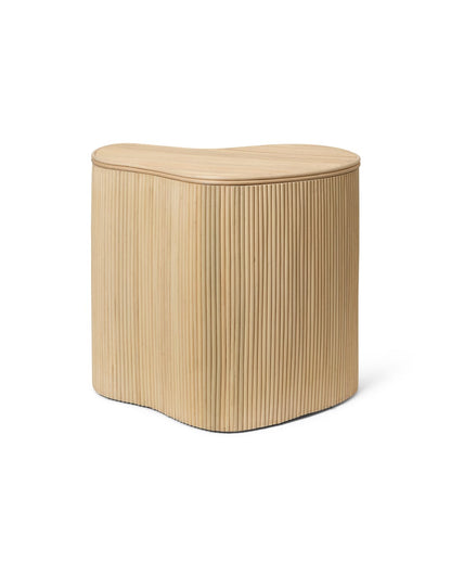 Isola storage table, 50 cm, natural
