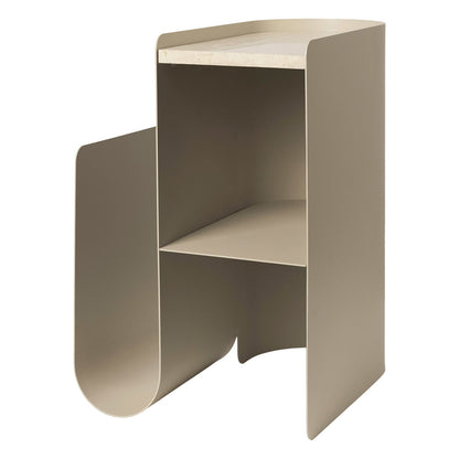 Vault side table, cashmere