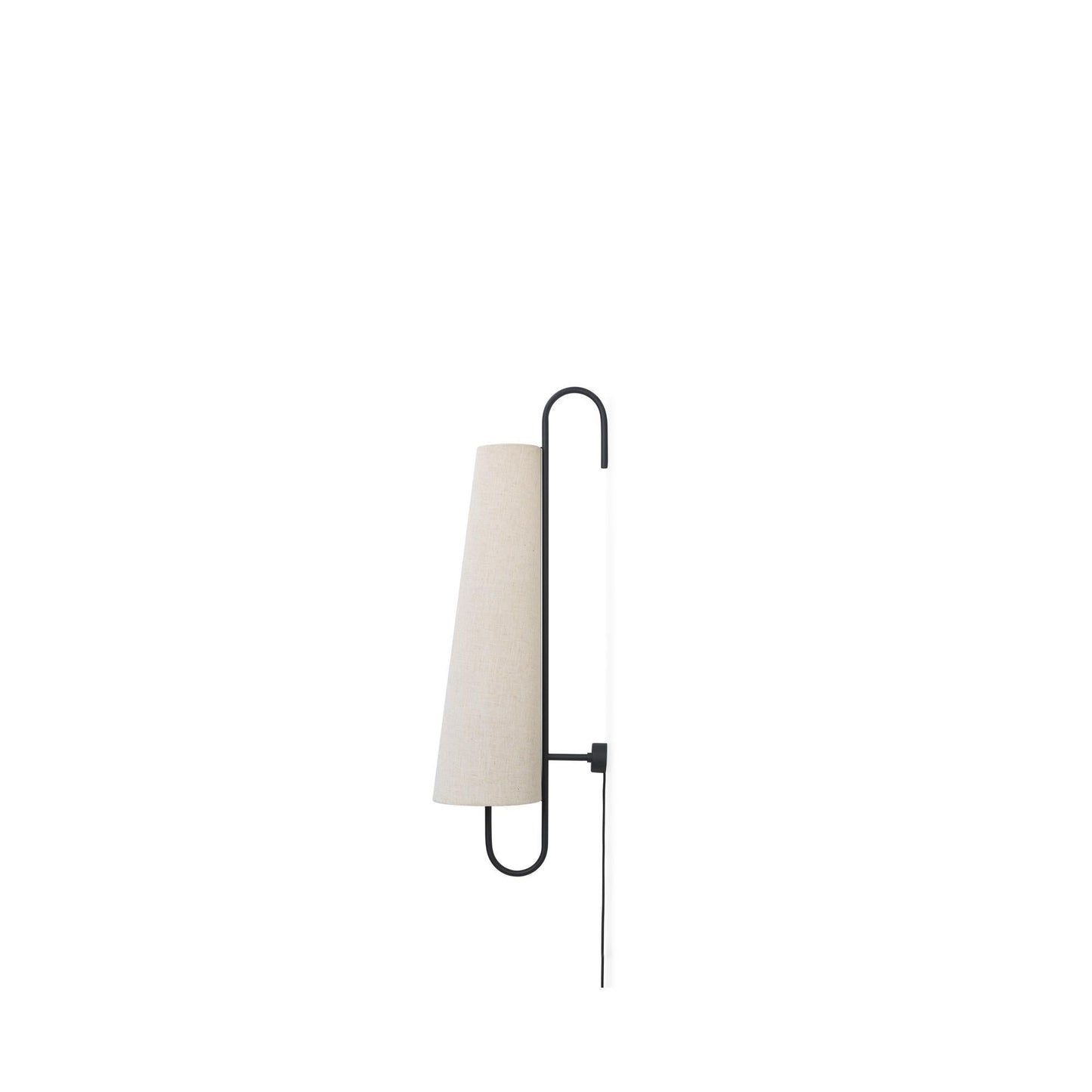 Ferm Living Ancora Wall Lamp 100 Black/ Natural