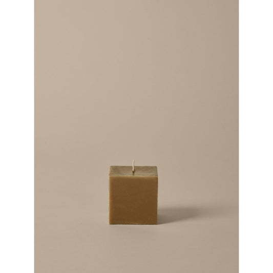 Ferm Living Burren Block Candle Small Bronze