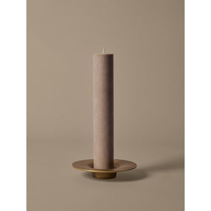 Ferm Living Soothe Block Candlestick Brass