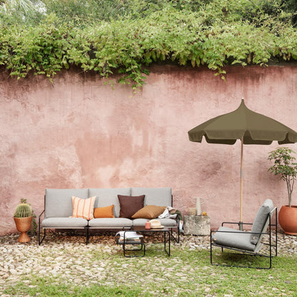Ferm Living Desert 1-Seater Sofa Dark Sand/ Black