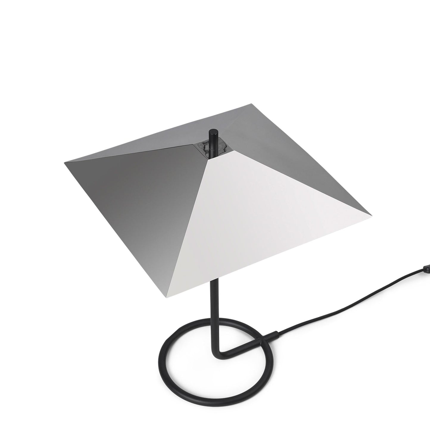 Ferm Living Filo Table Lamp Square Black/ Mirror Polished