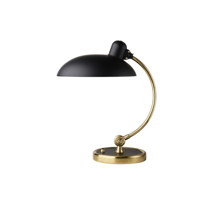 Kaiser Idell 6631 Luxus Table Lamp by Fritz Hansen #Matte black / Brass
