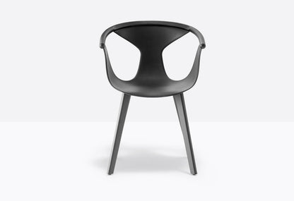 FOX 3725 - Stackable polypropylene chair with armrests by Pedrali
