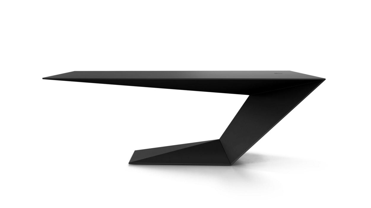 Furtif Large Desk by Roche Bobois #Matte / Tenax lacquer/Black