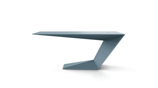 Furtif Small Desk by Roche Bobois #Matte / Tenax lacquer/Canard blue
