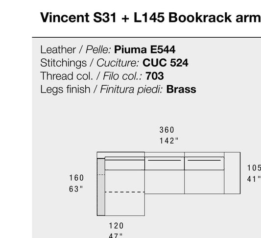 VINCENT S31+L145+DB019 - 사양 및 도면