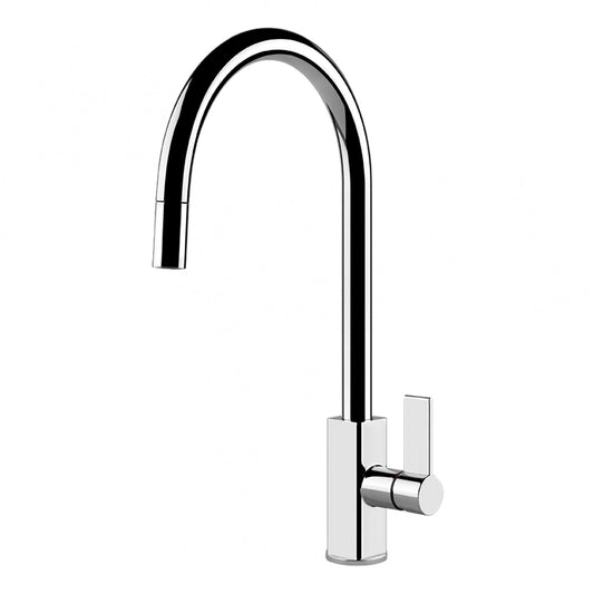 MONACO - Brass Kitchen Mixer Tap with Spray by Gessi