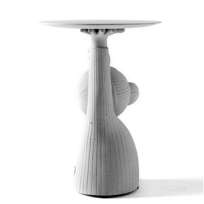 Round Concrete Side Table Monkey by Bd Barcelona Design #Grey