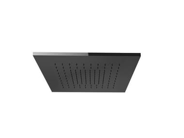 AFILO - Ceiling mounted square overhead shower with chromotherapy by Gessi
