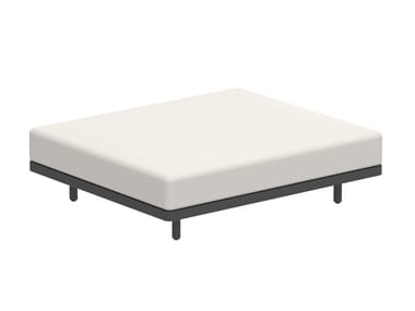 ALURA LOUNGE - Aluminium footstool by Royal Botania