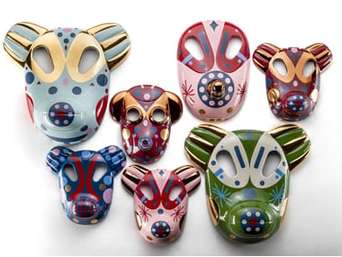 MASKHAYON - Ceramic sculpture by Bosa