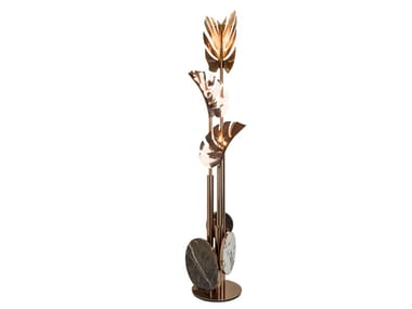 CALLIA - LED stainless steel floor lamp by Visionnaire