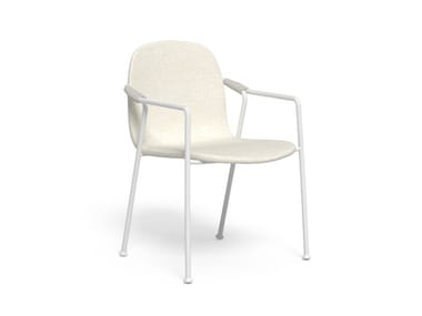 CORAL - Fabric garden chair with armrests by Talenti