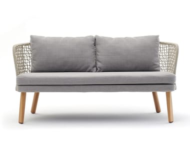 EMMA - 2 seater rope garden sofa by Varaschin