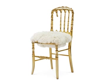 EMPORIUM FUR - Aluminium chair with integrated cushion by Boca do Lobo