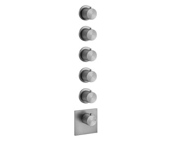 GESSI 316 - 6 hole Recessed metal shower mixer by Gessi