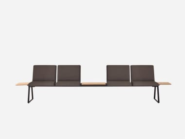 LIN TAPIZ - Freestanding fabric beam seating by Inclass