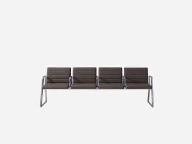 LIN TAPIZ - Freestanding fabric beam seating by Inclass