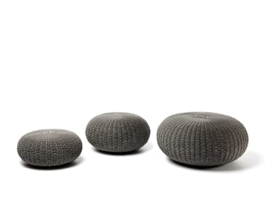 JACKIE - Round rope garden pouf by Talenti